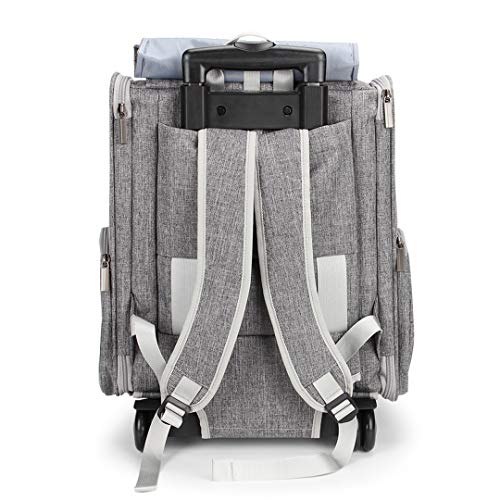 Pet Rolling Carrier (Grey)