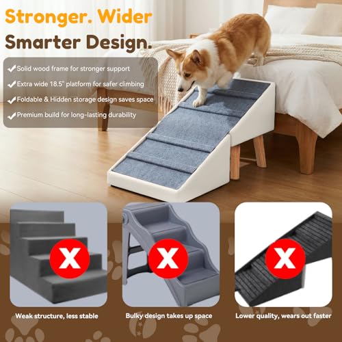 Dog Ramp for Couch (White)