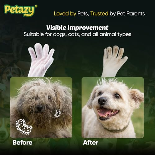 Pet Glove Wipes for Dogs & Cats (25 Glove Wipes)
