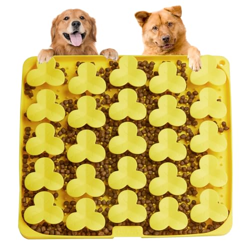 Snuffle Mat for Dogs (Medium/Large / Yellow)