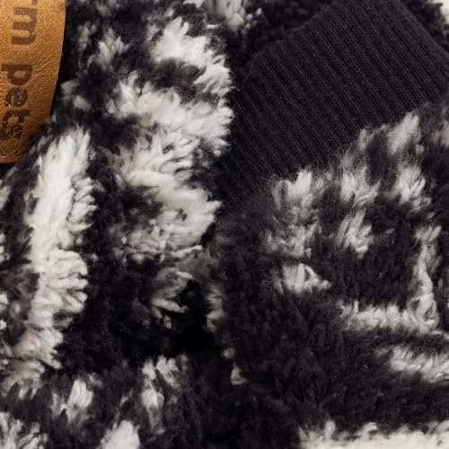 Fuzzy Snowflake Dog Flecce Pajamas (Small / Snowflake)