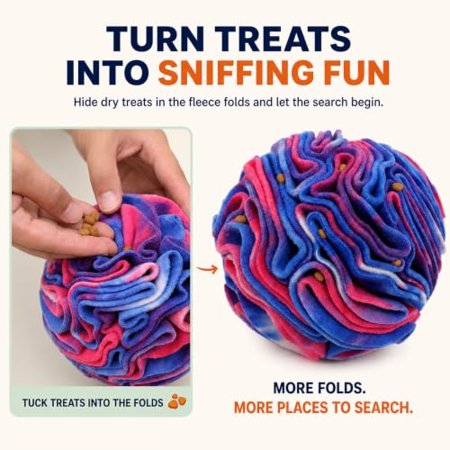 Snuffle Ball for Dogs (Violet)