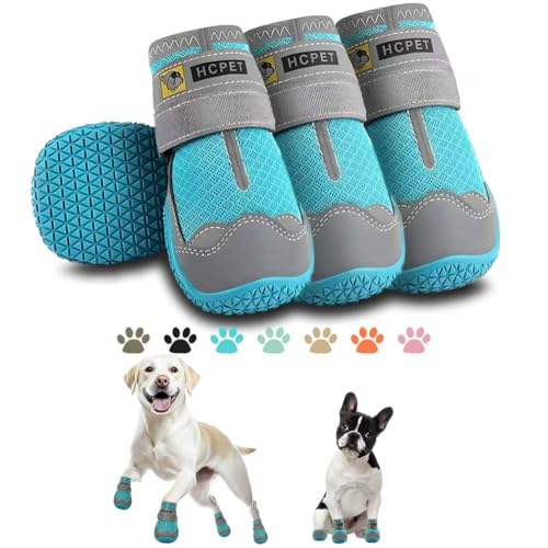 Dog Shoes for Dogs (Blue / Width 1.96 in)