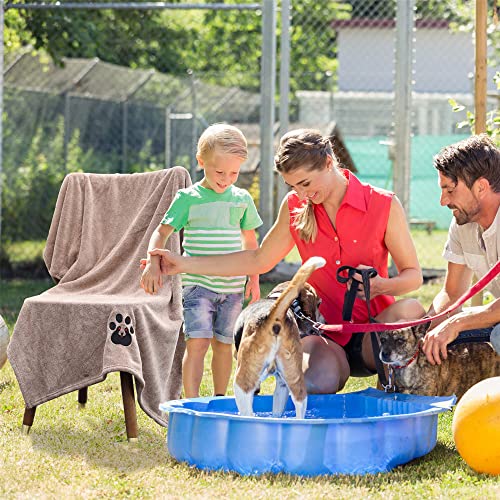 Extra Large Dog Towels for Drying Dogs (Brown / XL-55" * 36")