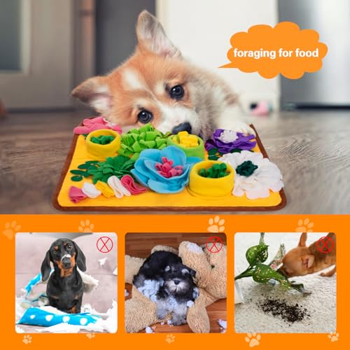 Snuffle Mat for Dogs (Orange)