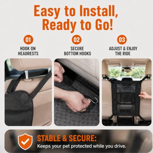 Dog Car Barrier for Back Seat