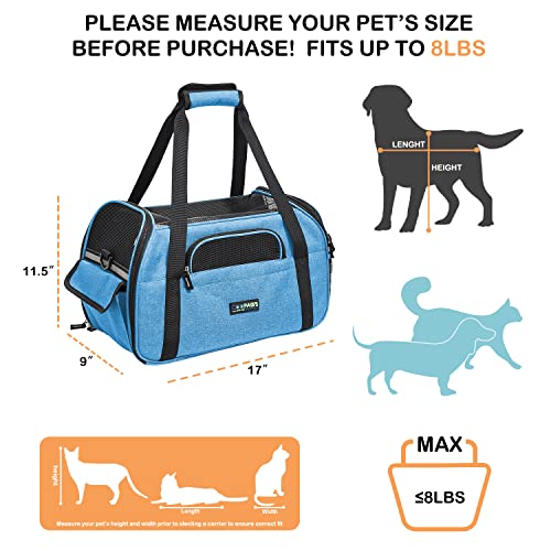 Soft Sided Airline (17.0"L x 9.0"W x 11.5"H / Turquoise Blue)