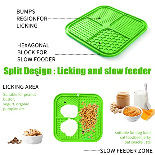 Lick Mat for Dogs (1pack / Green)