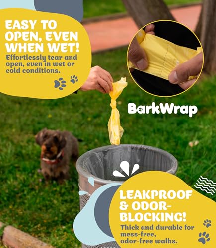 240 Compostable Dog Poop Bags Rolls Raspberry Scented Extra Thick Leak (1 Count (Pack of 240) / RASPBERRY)