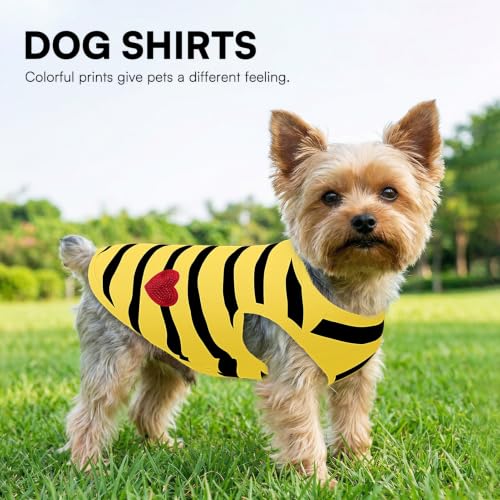 Dog Shirts for Small Dogs (Yellow-Vest / Small)
