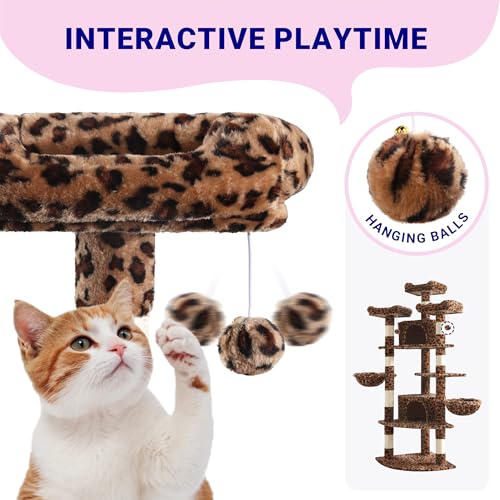 73in Fan Shaped Space (Leopard Print)