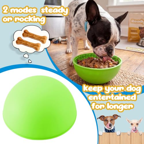 2 Pcs Dog Lick Bowl (Green, Blue)