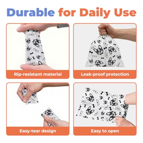 Poop Bags for Dogs (White / 240 Bags)