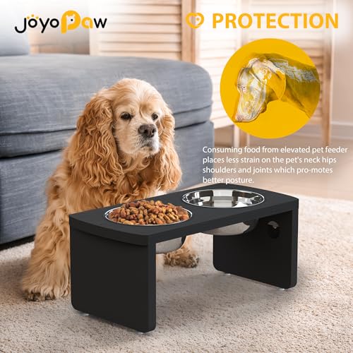 Elevated Dog Bowls (Black / Medium: 7'' Tall-40oz Bowl)