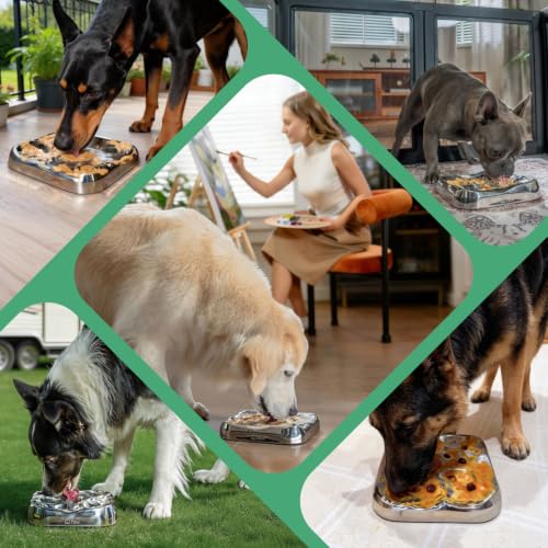IntoFlow Stainless Steel Dog Lick Mat