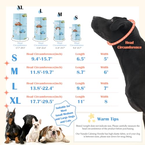 Soft Dog Ear Covers For Blow Drying Grooming (XL(Head Girth: 17.7in-29.5in) / Blue)
