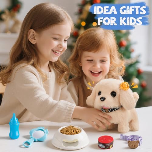 16 Pcs Robot Dog Toys for Boys (BLUE)