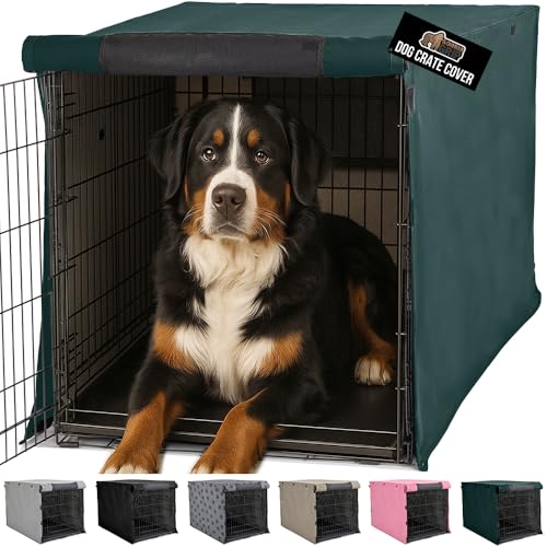 Dog Crate Covers (Hunter Green / 48" X 30" X 33")