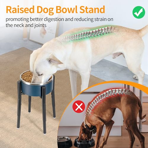 Dog Bowl Stand (Wide 8-12" Heights 12"-16" For Large Dogs)