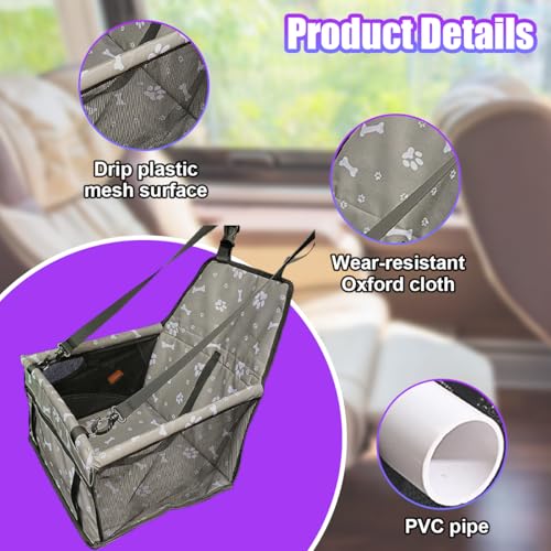 Pet Car Seat Waterproof Oxford Dog Car Booster Seats