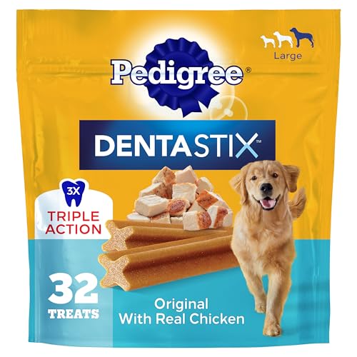 Dentastix Large Breed Dental Dog Treats (32 Count (Pack of 1))
