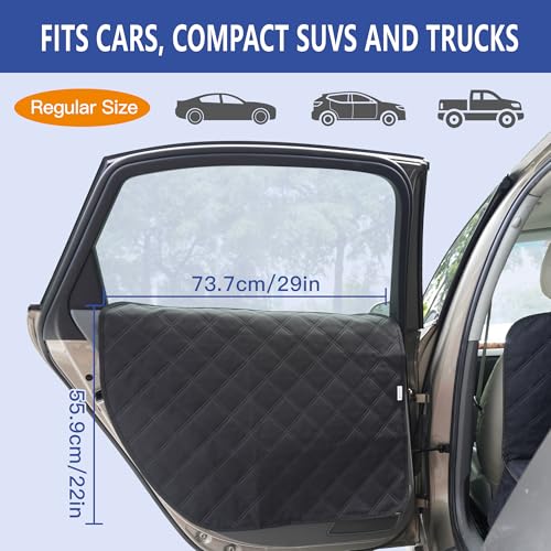 Dog Car Door Protector 2 (Black / Regular)