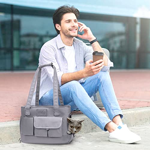 Dog Carrier Cat Carrier (Grey)