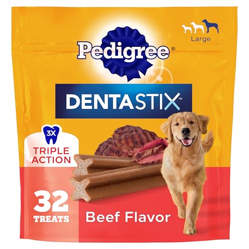 Dentastix Large Breed Dental Dog Treats (32 Count (Pack of 1))