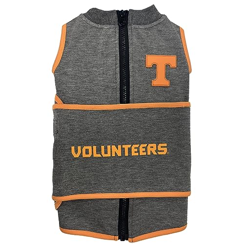 NCAA Tennessee Volunteers Dog Shirt Calming Soothing Vest for Dogs Cats with Fears (Large / Tennessee Volunteers)