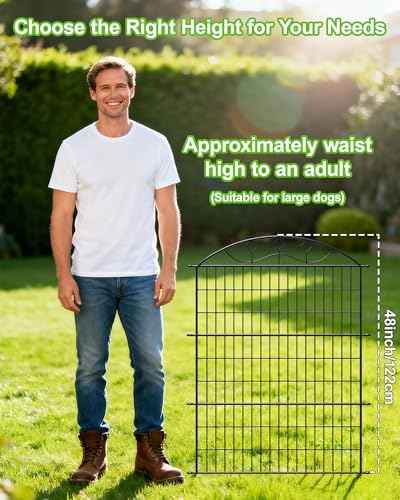 48in Extra Tall Garden Fence
