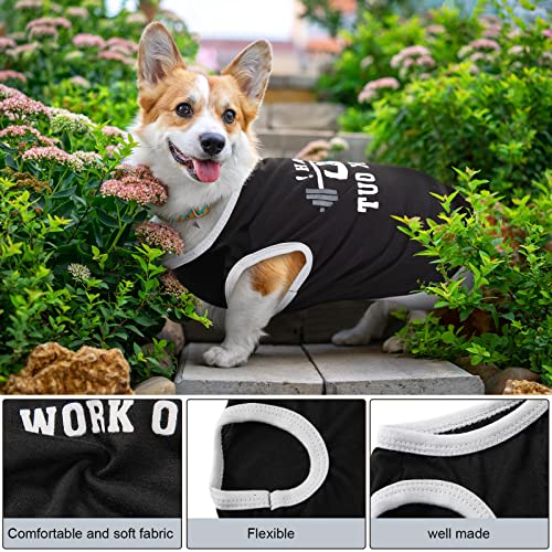 8 Pcs Dog Clothes for Small Dogs Boy Summer Shirts Soft Breathable Chihuahua Yorkie Cute Pattern Sleeveless Puppy Cat Tank Vest Fit for Mini and Medium Dogs (Large)
