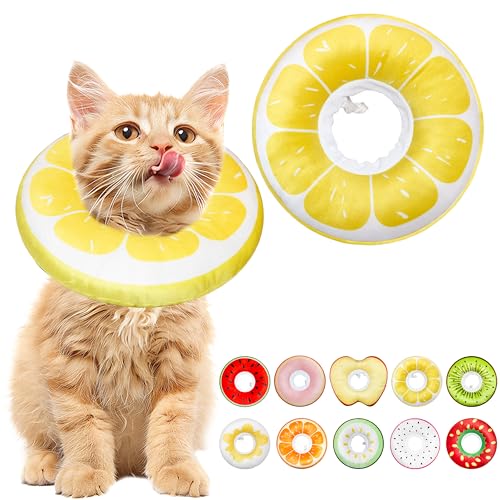 Cat Cone Collar Soft (Lemon / Small)
