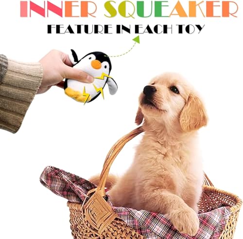 Dog Squeaky Toys for Small Dogs (12 Pack / Small)