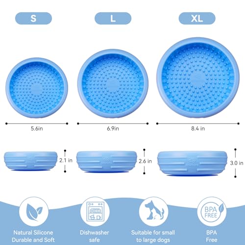 Dog Lick Bowl (S / Baby blue)