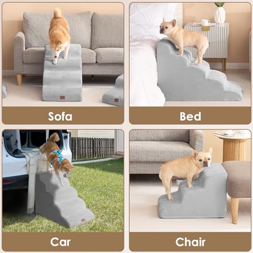 Curved Dog Stairs Ramp