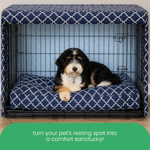 Romeo & Juliet Dog Crate Cover (Romeo & Juliet / 36.0"L x 23.0"W x 25.0"H)