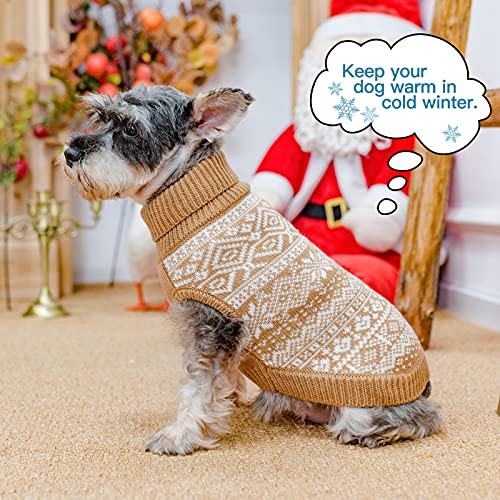Dog Sweater Argyle (Small / Cream)