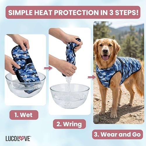 Dog Cooling Vest (Green Camo / Small (Pack of 1))