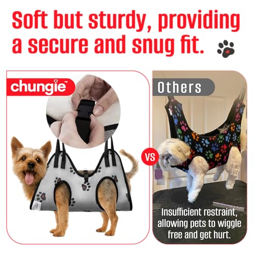 Dog Grooming Hammock for Cats (XXS(leg spacing: 3.9-8.9")/8pound))