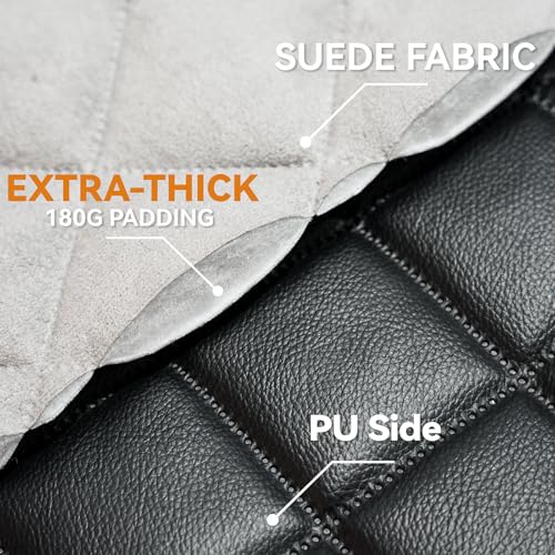 Dog Car Seat Cover for Back Seat (Black / Standard Back Seat Cover)