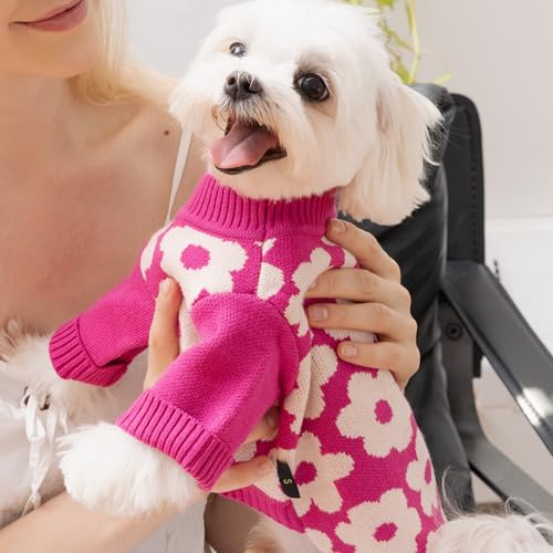 Floral Dog Sweater (Small / Flower)