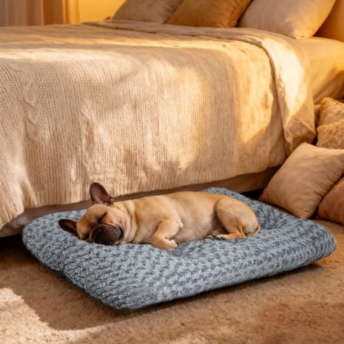 Dog Bed Medium Size (Dark Grey / 23"L x 18"W x 3"Th)