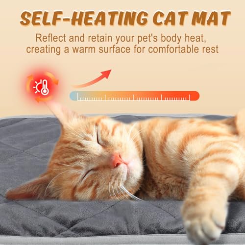 4 Pcs Self Warming Cat Bed Mat