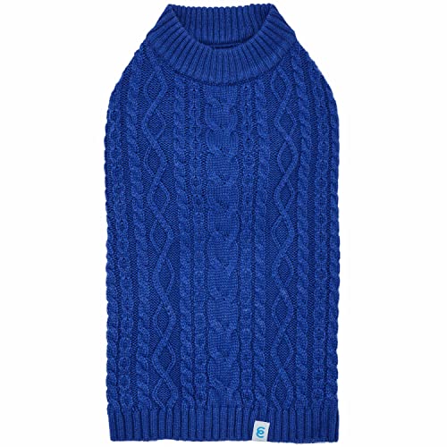 Dog Sweater Award Winning Dog Christmas Sweater for Large Breeds (18 inch (Pack of 1) / Klein Blue)