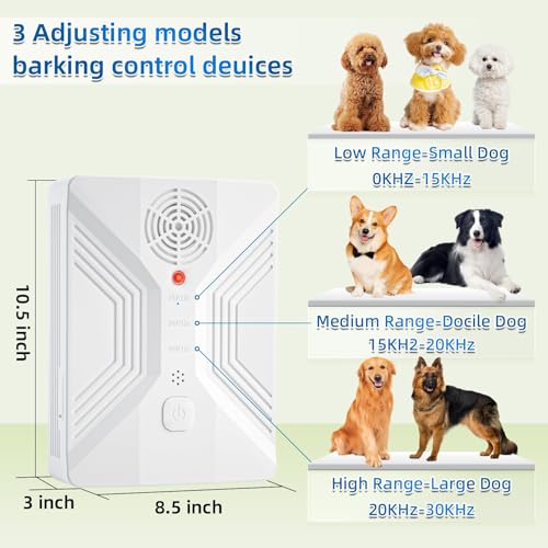 Ultrasonic Anti Barking Device (White)
