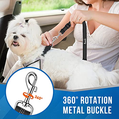 Double Dog Car Seat Belt (Black)