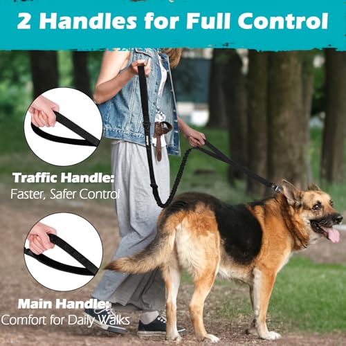 Heavy Duty Tactical Dog Leash (Black)