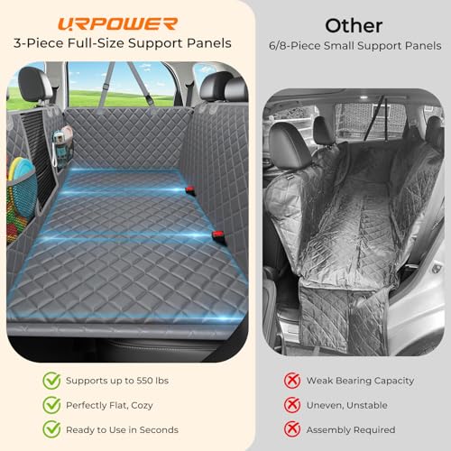 Back Seat Extender for Dogs (Grey / M - Cars / Full Size SUVs)