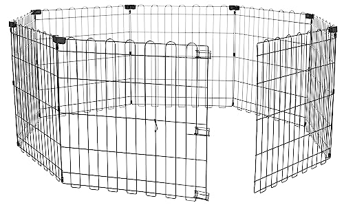 Foldable Octagonal Metal Exercise Dog Playpen (Without door)