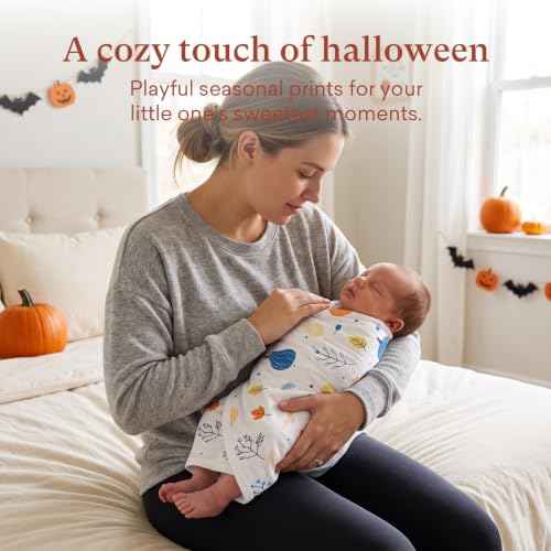 Baby Swaddle Wrap 3 (Woodland Halloween / Small)